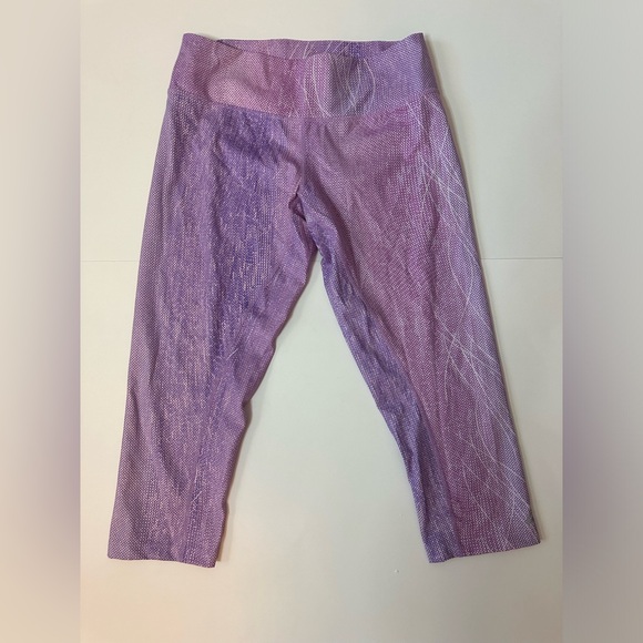 ASICS CROP LEGGINGS SIZE MEDIUM - Picture 1 of 6